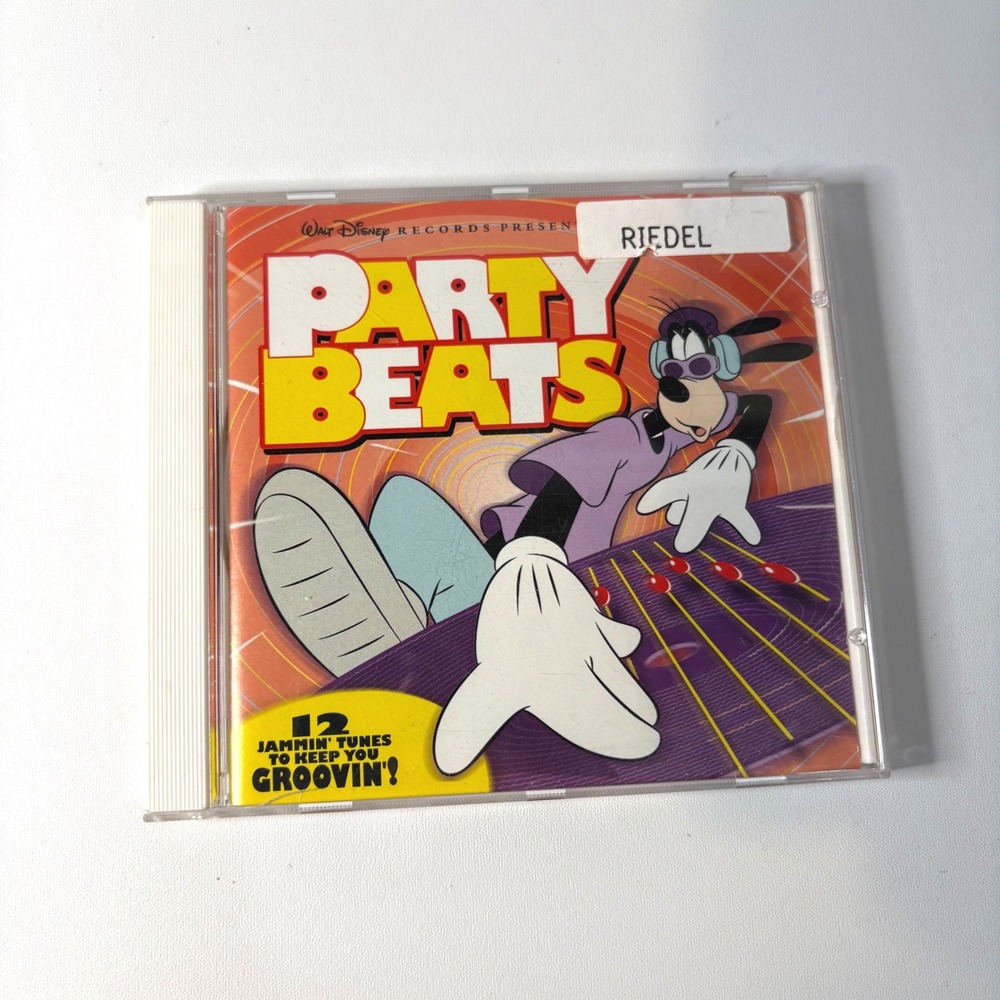 Walt Disney Records Presents Party Beats CD 2003 Mickey Goofy 12 Tracks 60095-7